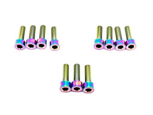 Titanium Surron Titanium EXT Ferro Fork 11/17 Piece Bolt Kits Rainbow / 11 Pieces (without fork-plastic bolts) EXT Fork