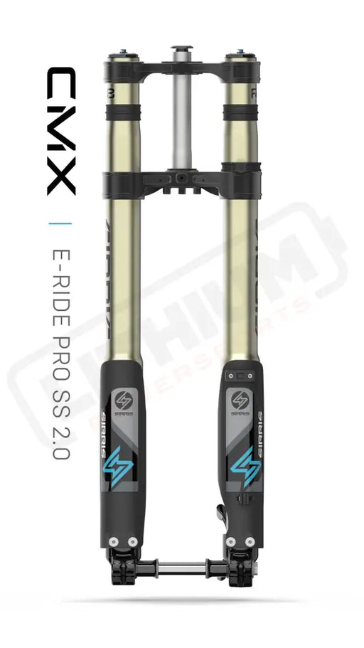 F43 CMX Tune | Tool Free LSC | 220 mm Travel | E-Ride Pro SS 2.0 - Medium (140-180 lb) / CMX - Standard Clamp / Black