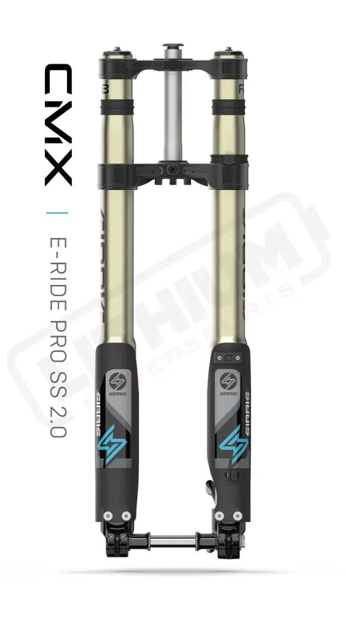 F43 CMX Tune | Tool Free LSC | 220 mm Travel | E-Ride Pro SS 2.0 - Medium (140-180 lb) / CMX - Standard Clamp / Black