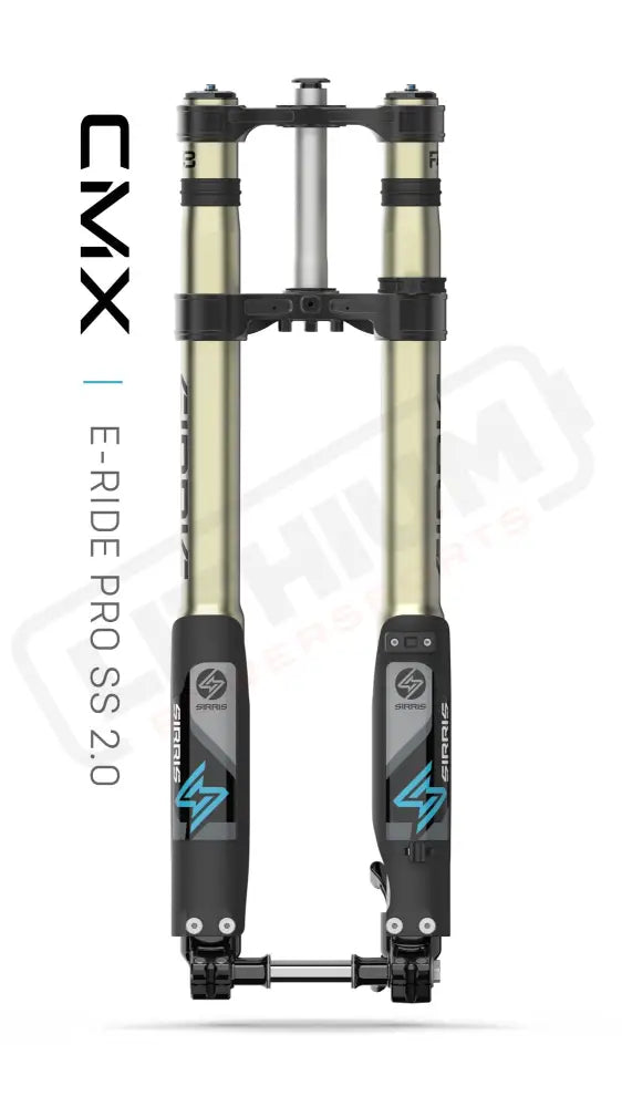 F43 CMX Tune | Tool Free LSC | 220 mm Travel | E-Ride Pro SS 2.0 - Medium (140-180 lb) / CMX - Standard Clamp / Black