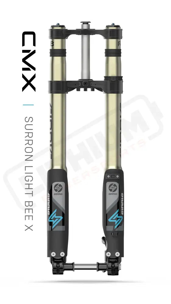 F43 CMX Tune | Tool Free LSC | 220 mm Travel | Surron Light Bee X - Medium (140-180 lb) / CMX - Standard Clamp / Black