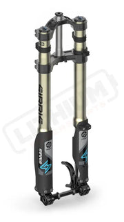 F43 CMX Tune | Tool Free LSC | 220 mm Travel | Talaria MX5 - Medium (140-180 lb) / CMX - Drop Clamp / Black - Fork