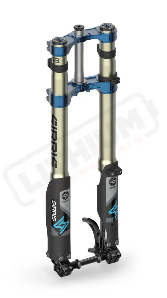 F43 CMX Tune | Tool Free LSC | 220 mm Travel | Talaria MX5 - Medium (140-180 lb) / CMX - Standard Clamp / Blue - Fork
