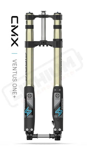 F43 CMX Tune | Tool Free LSC | 220 mm Travel | Ventus One+ - Medium (140-180 lb) / CMX - Standard Clamp / Black - Fork