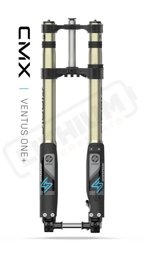 F43 CMX Tune | Tool Free LSC | 220 mm Travel | Ventus One+ - Medium (140-180 lb) / CMX - Standard Clamp / Black - Fork