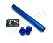 FastAce ALX13RC 2.0 Fork Titanium Axle and Two Axle Bolts (3 Pieces) - Blue / ALX13RC (2.0 Forks) - Titanium Bolts
