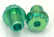 Titanium Surron Titanium FastAce Fork Axle Bolts. ALX13RC (2.0) and AXH12RV (3.0) 12 Point Spline Head / Green FastAce