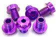 Titanium Surron Titanium FastAce Fork Axle Bolts. ALX13RC (2.0) and AXH12RV (3.0) 12 Point Spline Head / Deep Purple