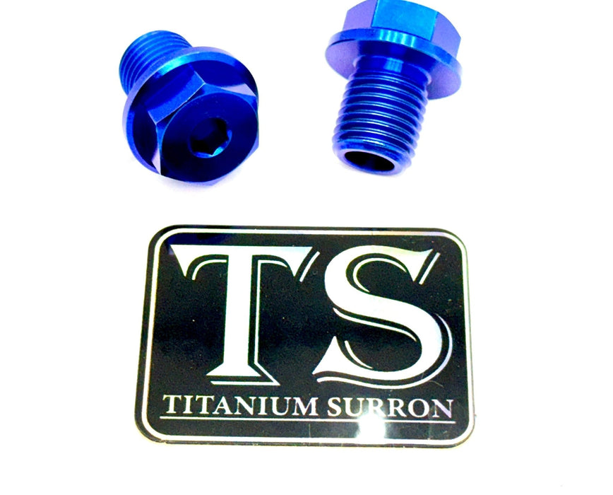 Titanium Surron Titanium FastAce Fork Axle Bolts. ALX13RC (2.0) and AXH12RV (3.0) FastAce Fork Titanium Axle Nuts