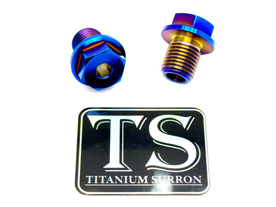 Titanium Surron Titanium FastAce Fork Axle Bolts. ALX13RC (2.0) and AXH12RV (3.0) FastAce Fork Titanium Axle Nuts
