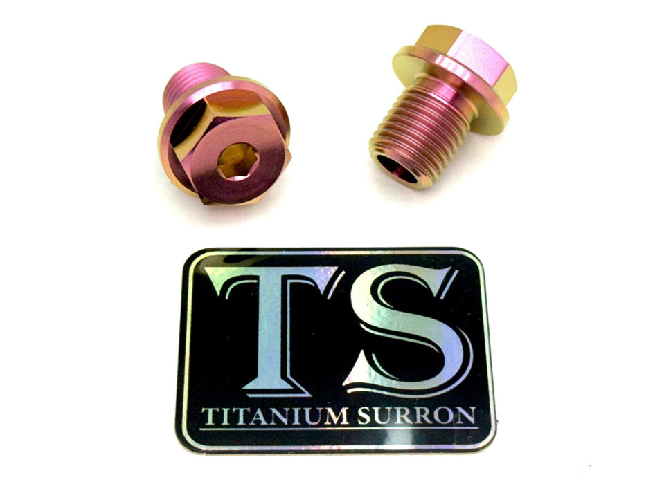 Titanium Surron Titanium FastAce Fork Axle Bolts. ALX13RC (2.0) and AXH12RV (3.0) FastAce Fork Titanium Axle Nuts