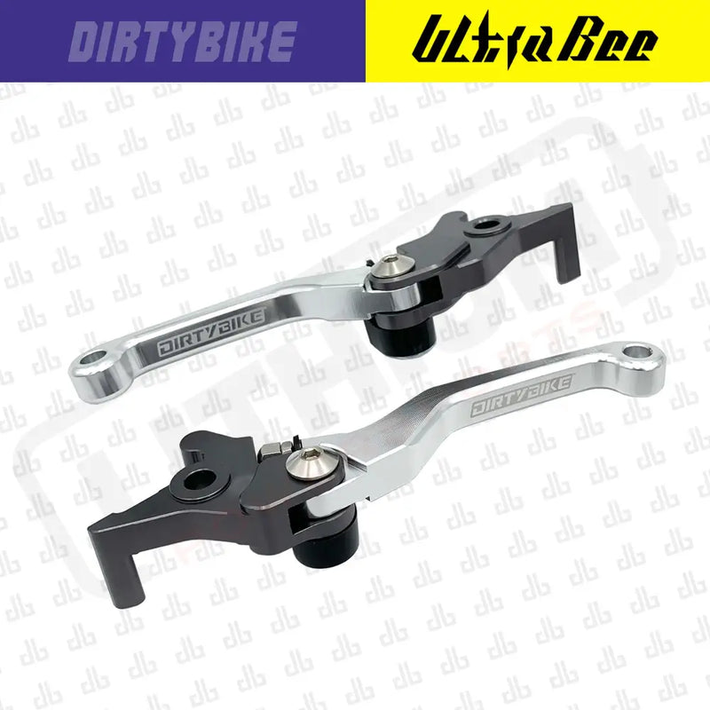 Folding Brake Lever Set | Surron Ultra Bee - Silver - Levers