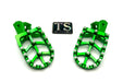 Titanium Surron Anodized Aluminum Foot Pegs for Surron E-Ride Pro 79 Bike Green 6061 TS Footpegs