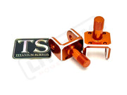 Footpeg Bracket Connectors for E - moto (Machined Finish) - Lithium Powersports