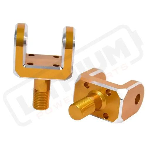 Footpeg Bracket Connectors for E - moto (Machined Finish) - Lithium Powersports