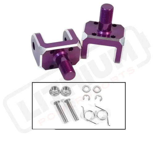Footpeg Bracket Connectors for E - moto (Machined Finish) - Lithium Powersports