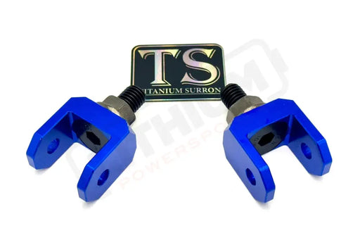 Footpeg Bracket Connectors in Solid Color for E-moto - Blue - Solid color footpeg brackets