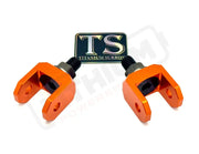 Footpeg Bracket Connectors in Solid Color for E-moto - Burnt Orange - Footpeg Hardware