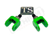 Footpeg Bracket Connectors in Solid Color for E-moto - Green - Footpeg Hardware
