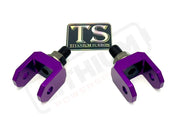 Footpeg Bracket Connectors in Solid Color for E-moto - Purple - Footpeg Hardware