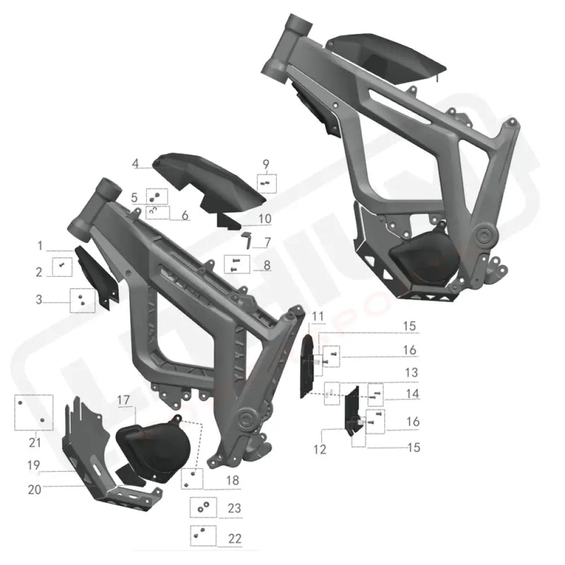 FRAME FIXING PARTS (MX3 / MX4) - Lithium Powersports