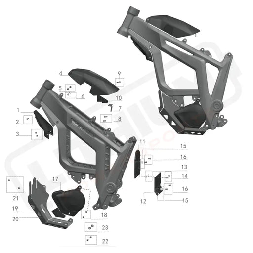 FRAME FIXING PARTS (MX3 / MX4) - Lithium Powersports