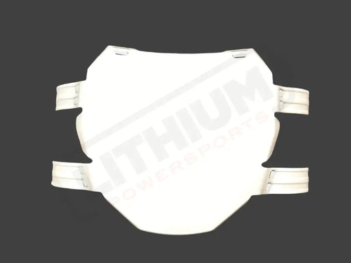 Front Number Plate for E-Moto White Number Plate