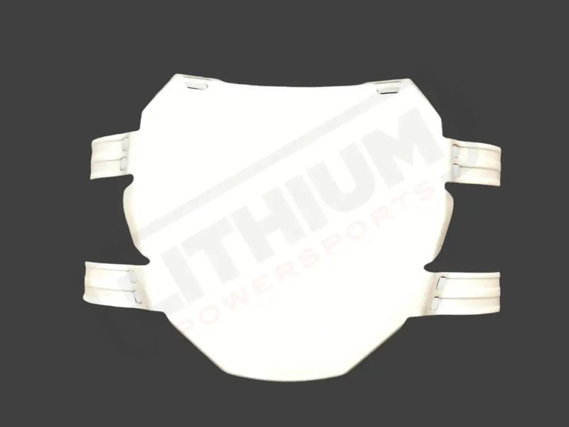 Front Number Plate for E-Moto - White - Number Plate