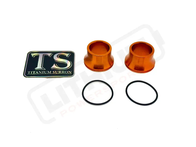 Front Wheel Spacers for Surron Talaria Segway E-Ride Pro (Set of 2) - Burnt Orange - Front Wheel Spacer Surron