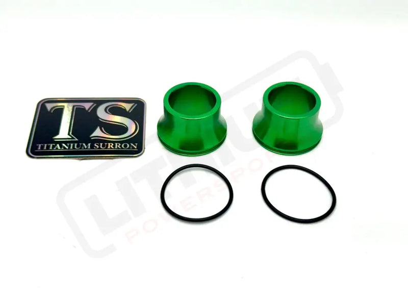 Front Wheel Spacers for Surron Talaria Segway E-Ride Pro (Set of 2) - Green - Front Wheel Spacer Surron