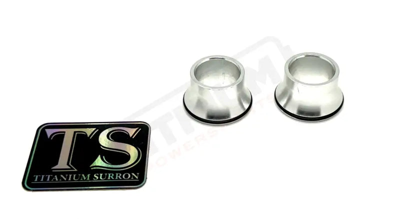 Front Wheel Spacers for Surron Talaria Segway E-Ride Pro (Set of 2) - Silver - Front Wheel Spacer Surron