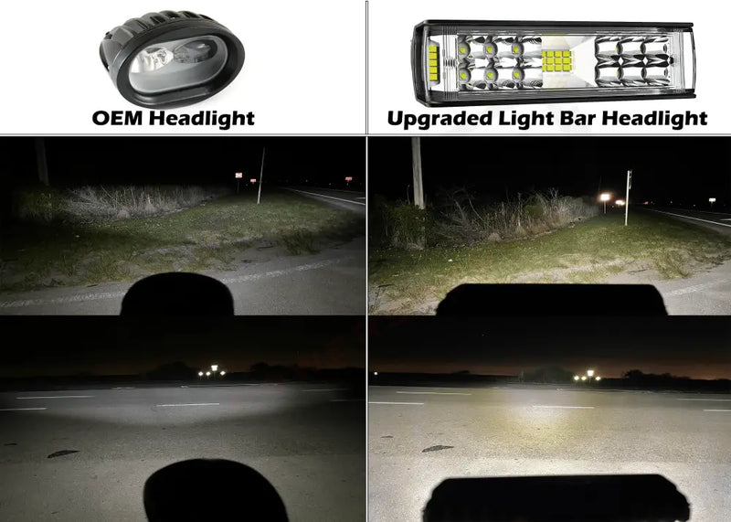 GritShift Blinder LED Light Bar Headlight MX4/MX5 - Electrical