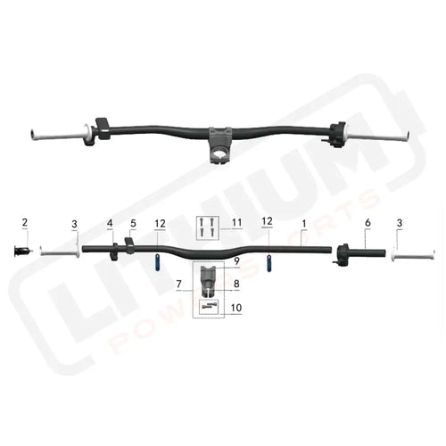 HANDLEBAR (R MX4) - Lithium Powersports