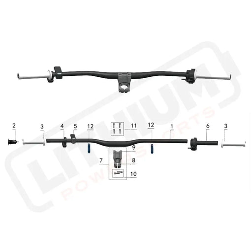 HANDLEBAR (R MX4) - Lithium Powersports