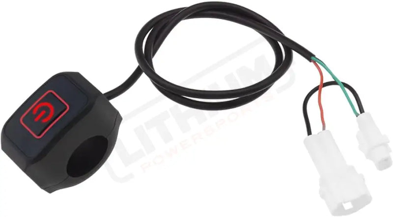 Headlight Switch. Plug and play. Multiple colors. Surron Segway Talaria... - Red - Headlight Switch