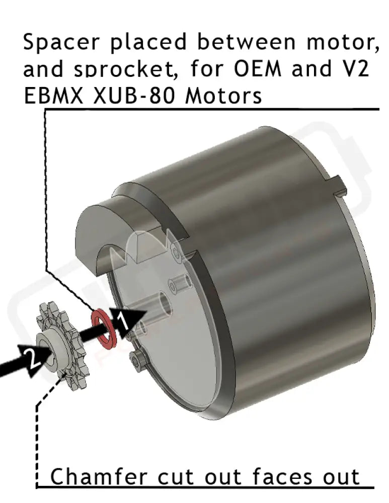 Heavy Hitter 520 Primary Drive Conversion OEM/EBMX Ultra Motors - Powersports > Dirt Bike Parts > Chain Drive