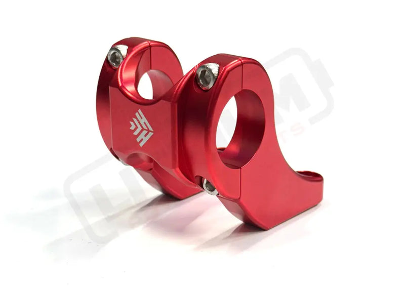 Heavy Hitter Direct Mount Stem Riser 2’’ Rise 31.8mm Bars - Red - Handlebar & Stem