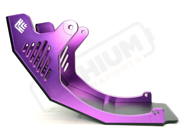 Heavy Hitter E-Ride Skid Plate - Purple - Powersports > Dirt Bike Parts > Skid Plate