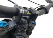 Heavy Hitter MX Direct Mount Riser Fat Bar 1 1/8’’ Clamp - Black - Powersports > Dirt Bike Parts > Mount Riser