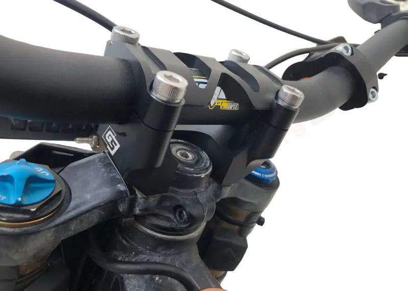 Heavy Hitter MX Direct Mount Riser Fat Bar 1 1/8’’ Clamp - Black - Powersports > Dirt Bike Parts > Mount Riser