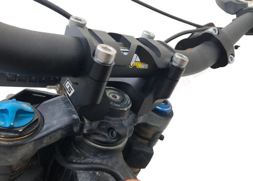 Heavy Hitter MX Direct Mount Riser Fat Bar 1 1/8’’ Clamp - Black - Powersports > Dirt Bike Parts > Mount Riser