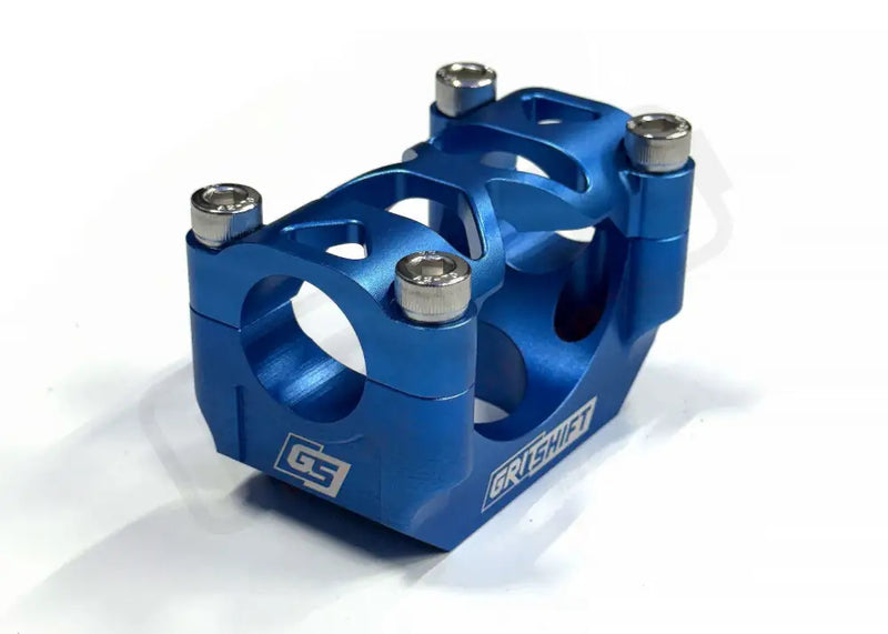 Heavy Hitter MX Direct Mount Riser Fat Bar 1 1/8’’ Clamp - Blue - Powersports > Dirt Bike Parts > Mount Riser