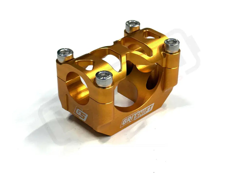 Heavy Hitter MX Direct Mount Riser Fat Bar 1 1/8’’ Clamp - Gold - Powersports > Dirt Bike Parts > Mount Riser