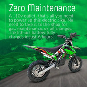 Kandi Pit King Jr Electric Dirtbike - Lithium Powersports