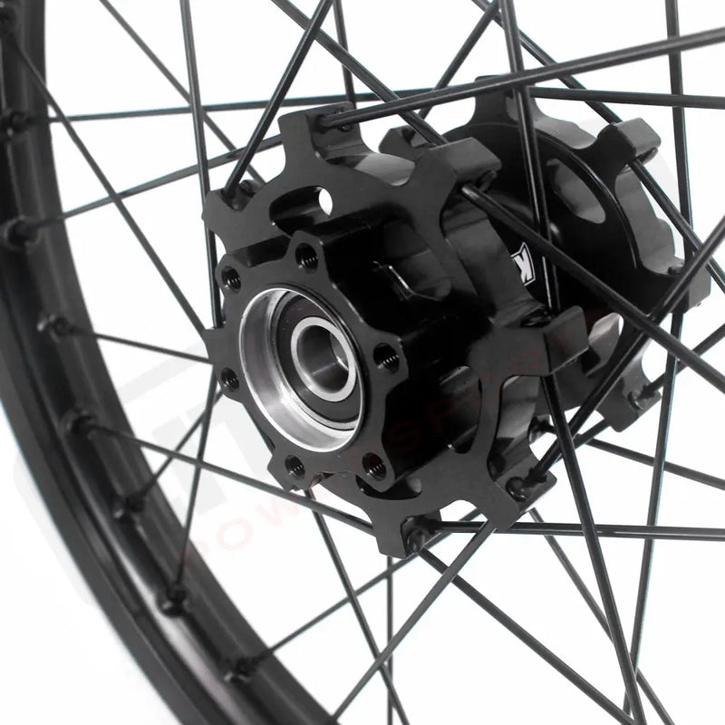 US Stock KKE 1.85*16" Electric Dirtbike Rear Wheels Rim Fit SurRon Light Bee - X 2019 - 2025 All Black - Lithium Powersports