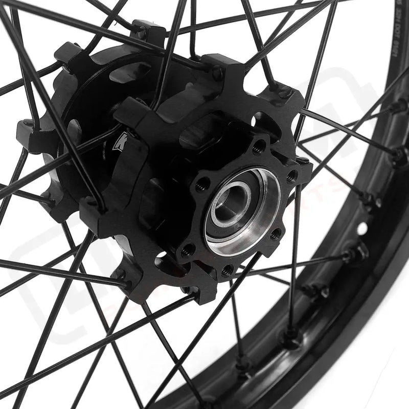 US Stock KKE 1.85*16" Electric Dirtbike Rear Wheels Rim Fit SurRon Light Bee - X 2019 - 2025 All Black - Lithium Powersports