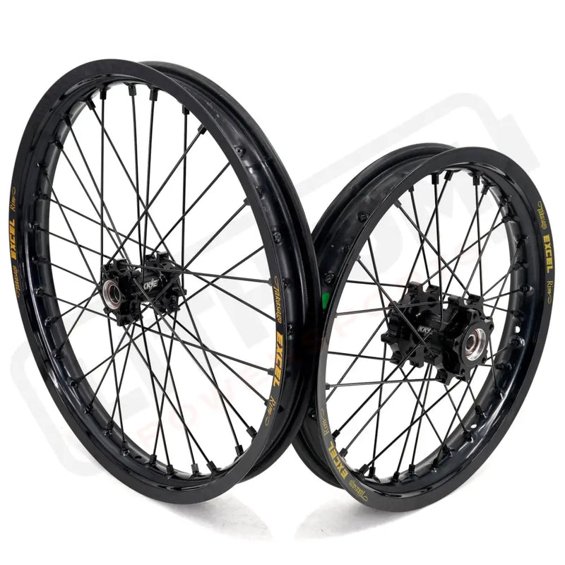 KKE 19" - 16" E - Moto Wheels Excel Takasago Rims Fit Surron Light Bee X, E - Ride Pro SS (Collective) - Lithium Powersports