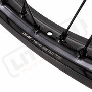 KKE 21’’ 18’’ E-Bike Spoked Wheels For Talaria Sting MX3 / R MX4 (.) Black Hub, Black Rim, Black Nipple, Black Spoke