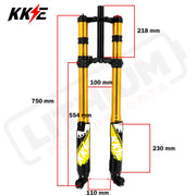 KKE 35MM Upgraded 5.5 Version Front Suspension Fork Fit Surron Light Bee E-Ride Pro-SS Talaria Sting MX3/MX4/R