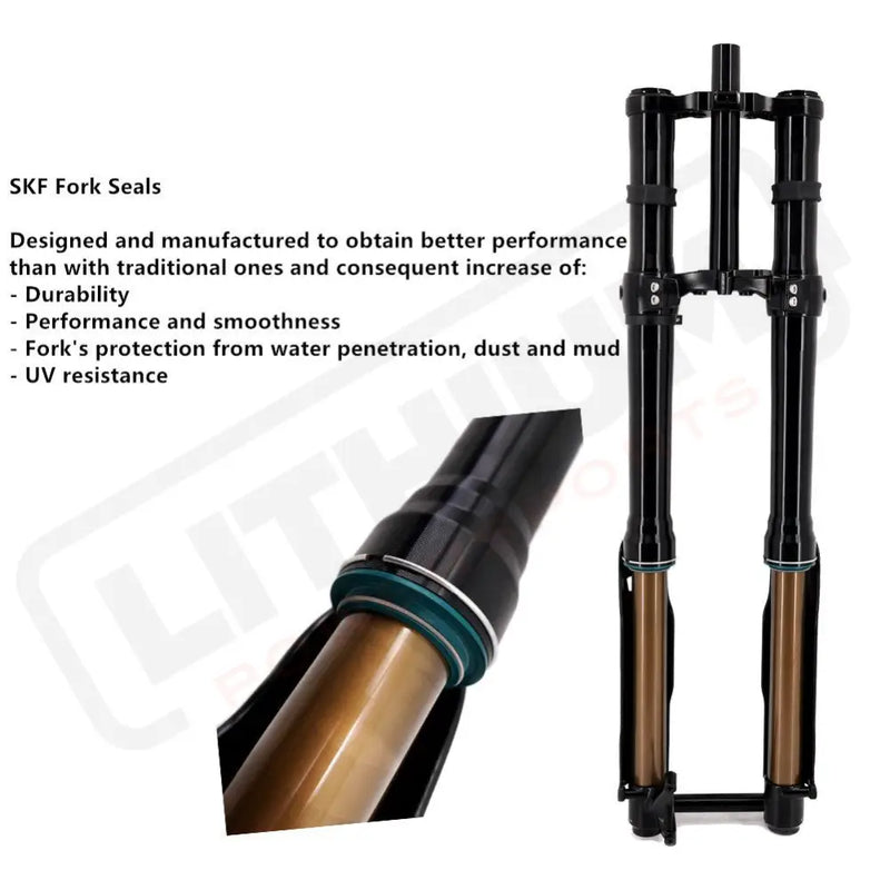 KKE 37MM Aluminum Front Fork Suspension Kit Fit SURRON Light Bee, E - Ride Pro - SS, Talaria Sting MX3/MX4/R - Lithium Powersports